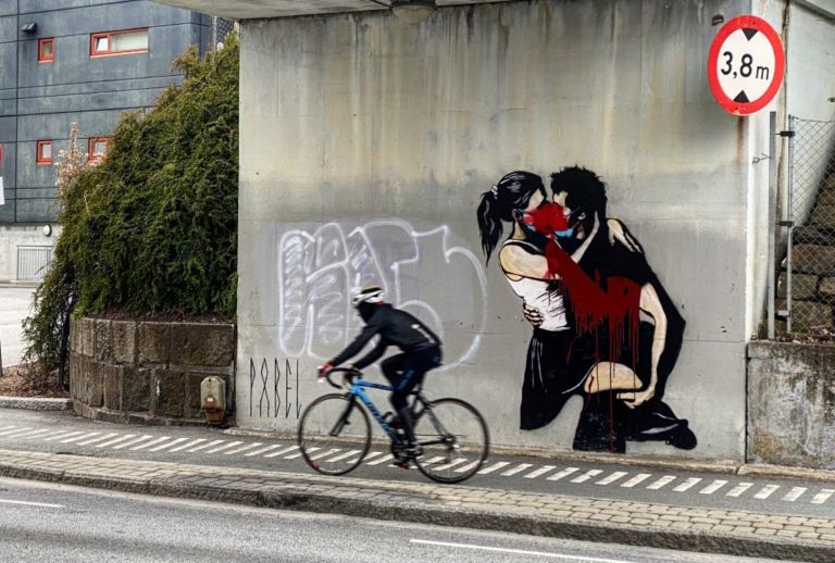 Pøbel gatekunst Bryne