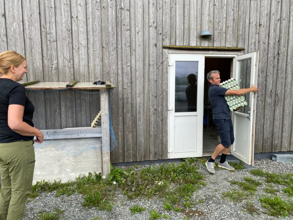 gårdsutsalg på Jæren