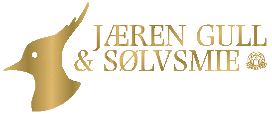 Laget på Jæren. Logo til Jæren Gull og sølvsmie.